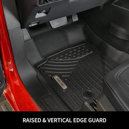 OEDRO Floor Mats Compatible with 2016-2021 Honda HRV HR-V, Custom Fit Front & 2nd Row Liner Set - Image 3