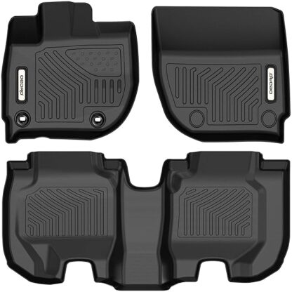 OEDRO Floor Mats Compatible with 2016-2021 Honda HRV HR-V, Custom Fit Front & 2nd Row Liner Set