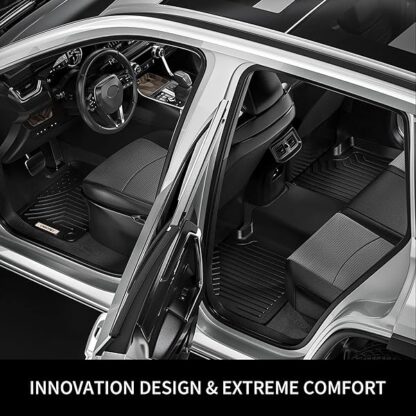 OEDRO Floor Mats Compatible with 2016-2021 Honda HRV HR-V, Custom Fit Front & 2nd Row Liner Set - Image 8