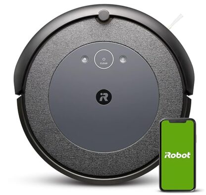 iRobot Roomba i4 EVO Wi-Fi Connected Robot Vacuum – Clean by Room with Smart Mapping Compatible w