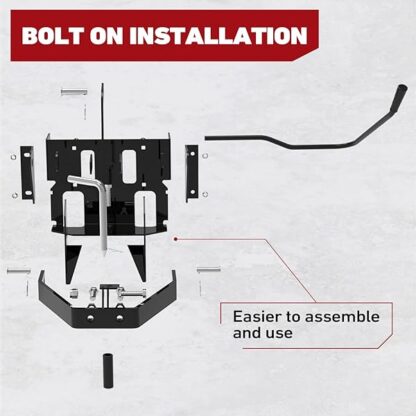 ELITEWILL Garden Tractor Sleeve Hitch Attachment Rear-Mount Fit for Husqvarna 585607901/ Craftsman - Image 3