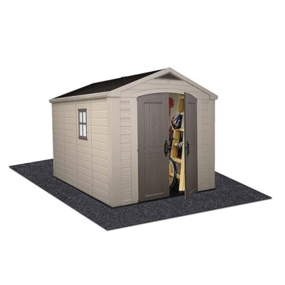 Meitola Outdoor Storage Shed Mat，Waterproof and Dustproof Outdoor Carport Mat—Backing Prevents