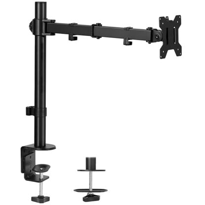 VIVO Single Monitor Mount Stand for Desks, Holds Screens up to 32 in Regular and 38 in Ultrawide