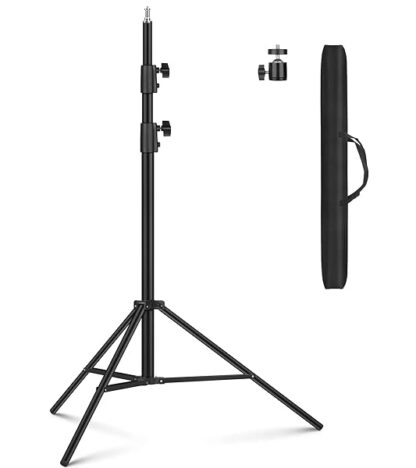 Heavy Duty 9.2 Feet/110'' Light Photography Tripod Stand, Sdfghj Aluminum Spring Cushione