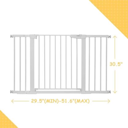 Cumbor 36" Extra Tall, 29.7"- 40.6" Width Baby Gate & Cumbor 30.5" Tall, 29 - Image 4